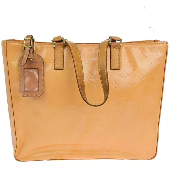 LOUIS VUITTON Columbus Shoulder Bag Monogram Vernis Leather Rose M91032 09SJ236 - Picture 1 of 16